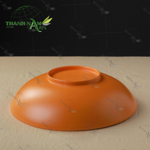 Bol en bambou jetable artisanal du Vietnam, durable, pour la présentation sur table de fête, écologique, classique, pour salade, D29xH8cm - Product Image 4