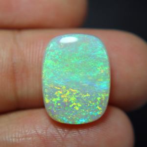 Cabujón de ópalo australiano Natural De 9,00 quilates, Ópalo de fuego verde australiano, Ópalo de cristal, fabricación de joyas de piedras preciosas sueltas - Product Image 3