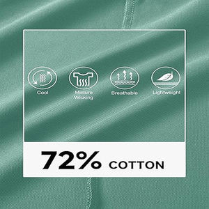 Camiseta de Manga Corta para Hombre de Alta Calidad, Personalizable, Sólida, Transpirable, Suave, 100% Algodón de Punto, con Logotipo Propio - Product Image 6