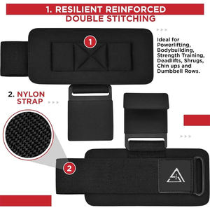 Ganchos de Alta Resistencia para Levantamiento de Pesas, Ganchos Antideslizantes para Levantamiento de Pesas - Product Image 3