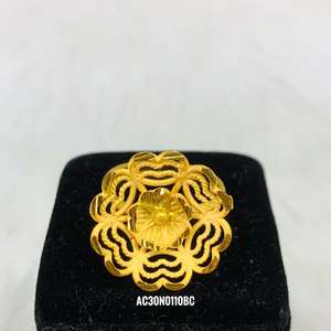 Collar con patrón de flores de Latón chapado en oro, joyería de moda para fiesta o boda, estilo de cadena de caja - Product Image 4