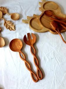 Vendedor líder, cuchara de madera, utensilios de cocina multiusos para servir comedor para restaurante, hotel y favores de eventos especiales - Product Image 4