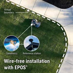 420iQ pour tondeuse robotisée sans fil 24V avec bac de ramassage, lame en acier, hauteur de coupe réglable, capacité 1 acre, qualité DIY - Product Image 2