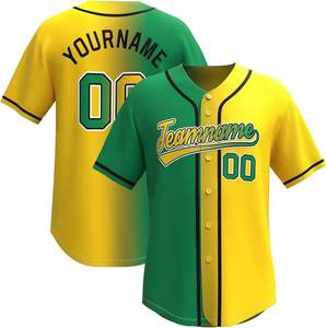 2024 Venta al por mayor Sublimación Impresión logotipo bordado béisbol Jersey camiseta de alta calidad hecha en fábrica - Product Image 6
