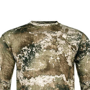 เสื้อยืดแขนยาวลายพรางสำหรับผู้ชายเสื้อล่าสัตว์ผ้า100% โพลีเอสเตอร์แห้งเร็วสำหรับกลางแจ้ง - Product Image 2