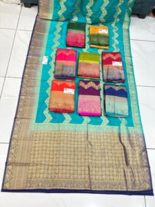 Saree en nylon gracieux avec tissu fluide traditionnel doux élégance sans effort pour les fêtes de mariage Diwali Proms - Product Image 3