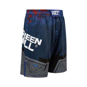 Ropa Deportiva de Artes Marciales Mixtas (MMA) Corta y Elástica de Poliéster y Spandex, con Logotipo Personalizado, Sublimación, Servicio OEM Disponible - Product Image 1