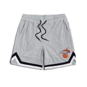 2024 logotipo personalizado de moda sublimación impresa poliéster estilo de baloncesto de doble capa con cintura elástica pantalones cortos de malla para hombres - Product Image 1