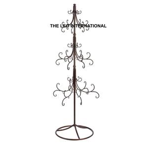 Soporte de exhibición navideño acabado en negro con forma única de Metal de hierro, soporte de exhibición navideño de la más alta calidad más vendido - Product Image 4