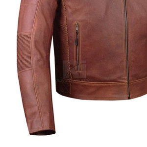 Top Selling Wholesale Rate Leather Motorbike <b>Racing</b> <b>Jacket</b> With Top Stitching Genuine Leather Material Motorbike <b>Jackets</b> - Product Image 5