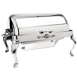 Hammered Copper Chafing Dish with Metal Stand Elegant <b>Food</b> <b>Warmer</b> Durable <b>Buffet</b> Chafing Dish for Wedding Party Restaurant Use - Product Image 5