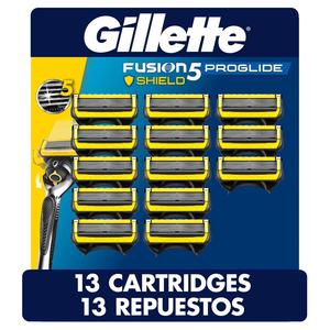Maquinilla de afeitar Gillette Fusion ProShield premium para hombres, diseñada con doble banda lubricante para mayor comodidad y precisión. - Product Image 1