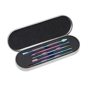 ที่ดันหนังที่เล็บสแตนเลสแบบมืออาชีพที่ทำความสะอาดสองด้านน้ำหนักเบาทนทานสำหรับร้านเสริมสวยใช้ซ้ำได้สูง - Product Image 2