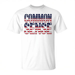 Camiseta con la Bandera Americana de Common Sense, Ropa Promocional Patriótica - Product Image 3