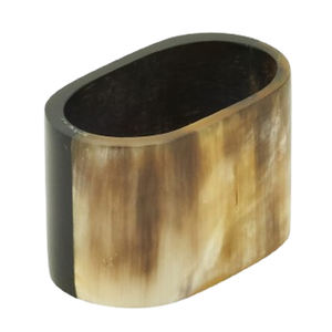 Paires de 6 anneaux de serviette en corne de forme ronde de qualité impressionnante utiliser des articles de table à la maison fêtes d'hôtel ronds de serviette - Product Image 6