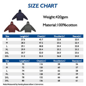 Sudaderas con capucha informales Retro para hombre de 420G personalizadas, jersey de felpa francesa desgastado de algodón 100% con patrón de estampado para saltear - Product Image 3