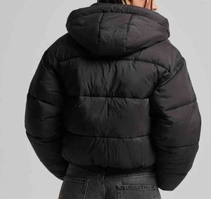 Embroidery Knitted Fabric Breathable Design for Streetwear Fashion Customizable <b>Women's</b> Winter Puffer <b>Jacket</b> - Product Image 3