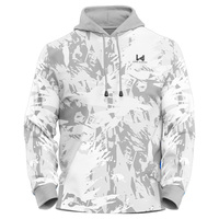 Sudadera con Capucha Personalizada de Estilo Urbano, Lavado Ácido, Estampado de Camuflaje, Tejido de Punto, Oversize, Felpa Francesa, 100% Algodón, Holgada, para Hombre, de Corte Cuadrado, Secado Rápido, Transpirable