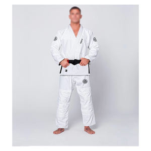 Traje de Jiu Jitsu Brasileño Personalizado, Kimono de BJJ de Tela de Algodón con Cinturón, Logotipo Personalizado, QST INTERNATIONAL BJJ-3022 - Product Image 4