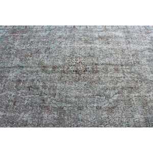 Alfombra vintage, alfombra turca de 6.1x9.7 pies, alfombra de lana azul con lunares - Product Image 4