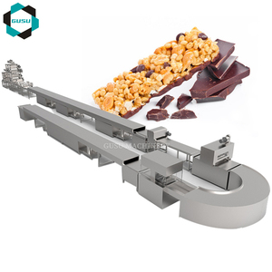 Machine à barres de céréales Gusu Machine à barres d'énergie Ligne de production de barres protéinées pour noix Snack Snicker - Product Image 1