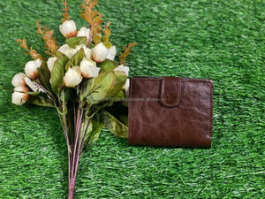 ใหม่กระเป๋าสตางค์หนังขนสัตว์ทำมือแท้ขนาดเล็กมีสไตล์และทนทานหนังวัวแท้แท้ - Product Image 6