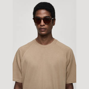 Fabricante personalizado de gran tamaño Boxy camiseta de peso pesado gota hombro camisetas 100% algodón Boxy recortada camiseta gráfica hombres - Product Image 4