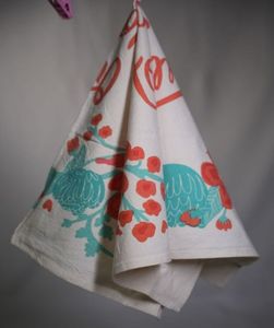 100% Cotton Eco-Friendly Hypoallergenic Disposable Quick-Dry Square Floral Pattern <b>Kitchen</b> Tea & Dish <b>Towel</b> Custom Printed - Product Image 5