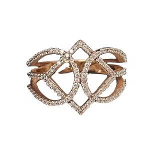 Anillo de boda de Plata de Ley 925 de lujo personalizado, chapado en oro de 18 quilates, estilo clásico, joyería de compromiso de alta calidad para mujer - Product Image 1