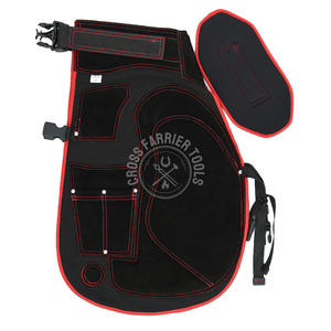 Chaparreras de Gamuza Premium para Herrador, con Acolchado en los Muslos, Bolsillos para Cuchillos, Cierre Magnético para Herramientas, Correas Ajustables en la Cintura y las Piernas - Product Image 2