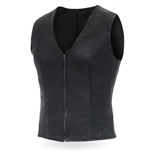 Chaleco de Cuero para Mujer, Estilo Informal y Formal, Prenda Exterior Elegante, Cómodo, Duradero, Impermeable y Resistente al Viento, Venta al Por Mayor OEM - Product Image 4