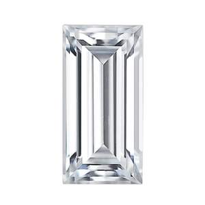 Diamante Suelto Transparente Azul Agua, Corte Esmeralda, 5ct, para Diseño de Joyería Fina, con Certificado IGI - Product Image 3