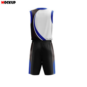 Maillot de basket-ball personnalisé, uniforme pour hommes et femmes |   Uniforme de basket-ball d'équipe imprimé par sublimation de couleur rouge en gros - Product Image 4
