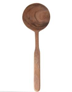 Cuillère à servir en bois de manguier fabriquée à la main en Inde, nouveau design, cuillère à soupe Maggie, forme unique et élégante pour une utilisation en cuisine - Product Image 2