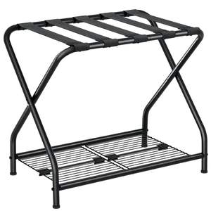 Porte-bagages en métal résistant à la rouille pour les hôtels fabriqués avec des matériaux de qualité assurant une longue durée de vie et des performances constantes - Product Image 2