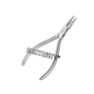 Alicates planos Goslee, Instrumentos dentales acanalados de 13 cm, instrumentos de acero inoxidable fabricados con AISI 420 de buena reputación - Product Image 3