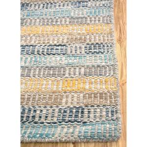 Classic Boho Abrash Beige Brown Flat Weaves Wool <b>Rugs</b> Handmade Striped Rectangle <b>Rugs</b> for Home for Living Bedroom 4m - Product Image 4