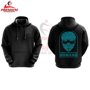Sudaderas con capucha de lana pesada personalizadas Unisex, sudaderas en blanco de gran tamaño de algodón de alta calidad para hombres de talla grande bordados - Product Image 6