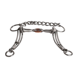 Broca islandesa de acero inoxidable de alta calidad, enlace ovalado, logotipo personalizado, broca estable ecuestre de caballo, brocas occidentales - Product Image 3