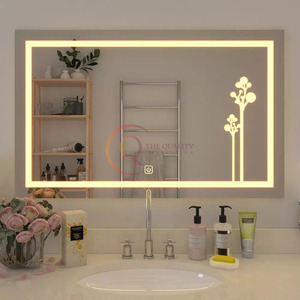 Espejo de pared hecho a mano moderno y elegante en oro con decoración de iluminación dorada de alta demanda para Villa Hotel - Product Image 5