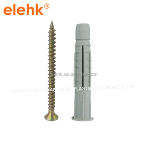 ELEHK üretici Din standart çapalar plastik duvar fişi plastik dübel kollu içi boş duvar/katı tuğla - Product Image 6