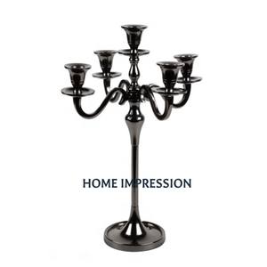 Fancy Aluminium Nickel Plated Candle Holder Set of 2 Different Sizes Table Ware Decor <b>Lighting</b> Candle Holder for <b>Sale</b> - Product Image 3