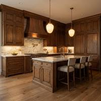 Meubles de cuisine modulaires de luxe modernes et classiques en bois massif écologique, ornements royaux haut de gamme, sur mesure, garantie 5 ans