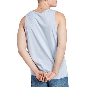 Vente en gros Nouveaux débardeurs d'entraînement pour hommes avec tissu écologique à séchage rapide Option de logo personnalisé Panneaux de couleur en maille douce pour la salle de sport - Product Image 3