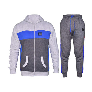 Full Sleeves Wholesale Price Custom Logo <b>Men</b> Tracksuit Latest Design 2026 <b>Zip</b> <b>Up</b> <b>Shirt</b> And Jogger Color Block Tracksuit For <b>Men</b> - Product Image 1