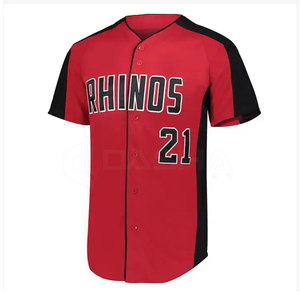 2024 nouveaux vêtements de sport maillot de Baseball personnalisé maillot de Baseball jeunesse de haute qualité avec bouton complet uniforme de Baseball pour hommes - Product Image 4
