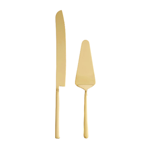Luxury Gold Metal Cake Knife & Cake Server <b>Set</b> in Bulk Price From - Product Image 6