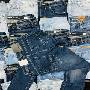 Jeans serrés de marque en gros d'usine pantalons pour hommes et dames d'occasion en vrac expédition rapide pour vêtements d'été en ballots surplus de qualité - Product Image 6