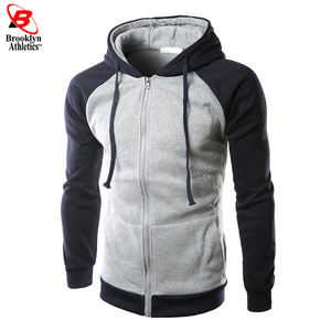 Sudadera con capucha original de lana para hombre, Sudadera con capucha de invierno, poliéster, algodón, patrón sólido, cuello con capucha - Product Image 6