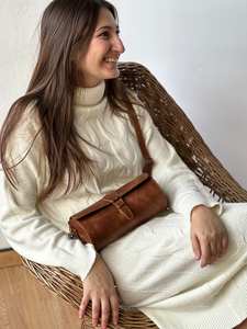 Haute qualité dames sacs à main femmes cylindre sacs à main en cuir bandoulière sac à bandoulière sacs à main LCYB-0048 - Product Image 6